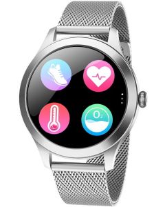  Smartwatch Garett Women Naomi Pro srebrny, stalowy