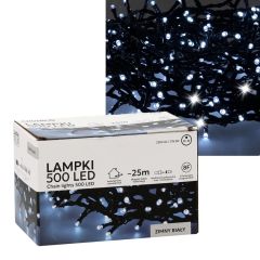 Lampki LED Extralink 500L, 3+25 m, wewn/zewn, zimny biały