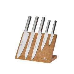 Komplet 5 szt. noży kuchennych w bloku Gerlach Ambiente Magnetic
