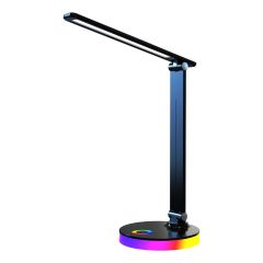 Lampka biurkowa Bruno 5W, LED, RGB, Czarny