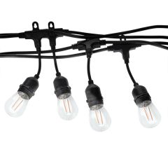 GIRLANDA 10 METRÓW Z ŻARÓWKĄ FILAMENTOWĄ, 10x1,5W