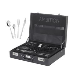 Komplet sztućców w walizce 72el. AMBITION ROMA