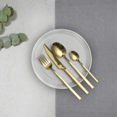 Komplet złotych sztućców 24el. AMBITION COMO