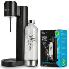 Saturator EXTRALINK SMART LIFE HydroSpark Black SJ-191B + butelka