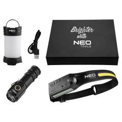 ZESTAW OŚWIETLENIOWY SURVIVALOWY NEO TOOLS 3 W 1
