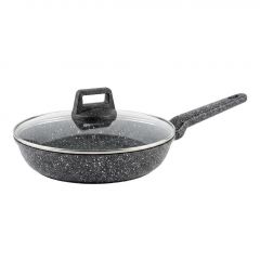 Extralink Home SF-1129-20CM, Patelnia teflonowa granitowa, 1.2L, 20 cm, czarna
