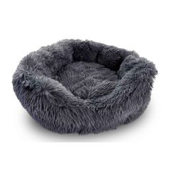 Legowisko dla zwierząt z antypoślizgowym spodem,  ciemnoszare