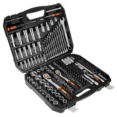 Zestaw kluczy NEO TOOLS 1/2", 3/8", 1/4", 219 el., CrV