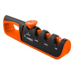 OSTRZAŁKA DO NOŻY I NOŻYCZEK NEO TOOLS Z REGULACJĄ KĄTA OSTRZENIA