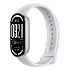 Xiaomi Smart Band 10, Bluetooth 5.4, 233mAh, 1.72", 5 ATM, akcelerometr, sensor PPG, żyroskop, srebrny