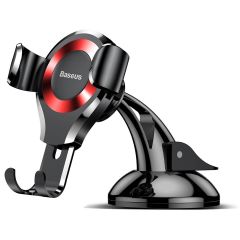 Samochodowy uchwyt grawitacyjny na telefon Baseus Osculum Type Gravity Car Mount Black+red