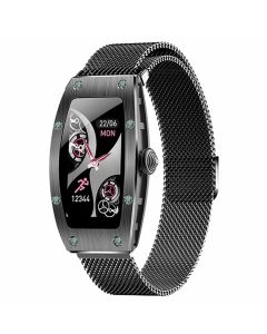  Smartwatch Kumi K18 czarny (black) Svarovski