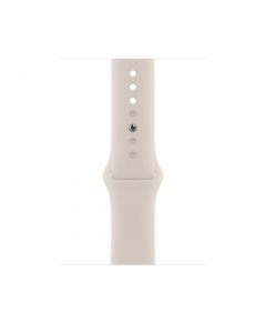  Apple Watch Series 8 GPS 45mm Starlight Aluminium Case with Starlight Sport Band - Regular MNP23WB/A