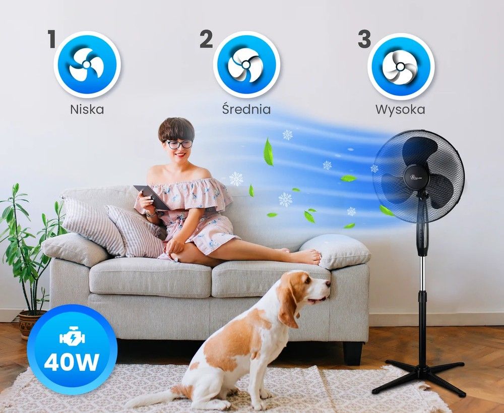 Wentylator stojący EXTRALINK Bryza