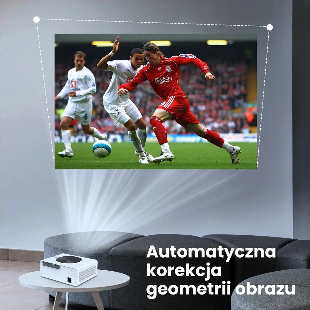 Projektor Extralink Smart Life Vision Max 800 ANSI, 1080p, Android 12.0