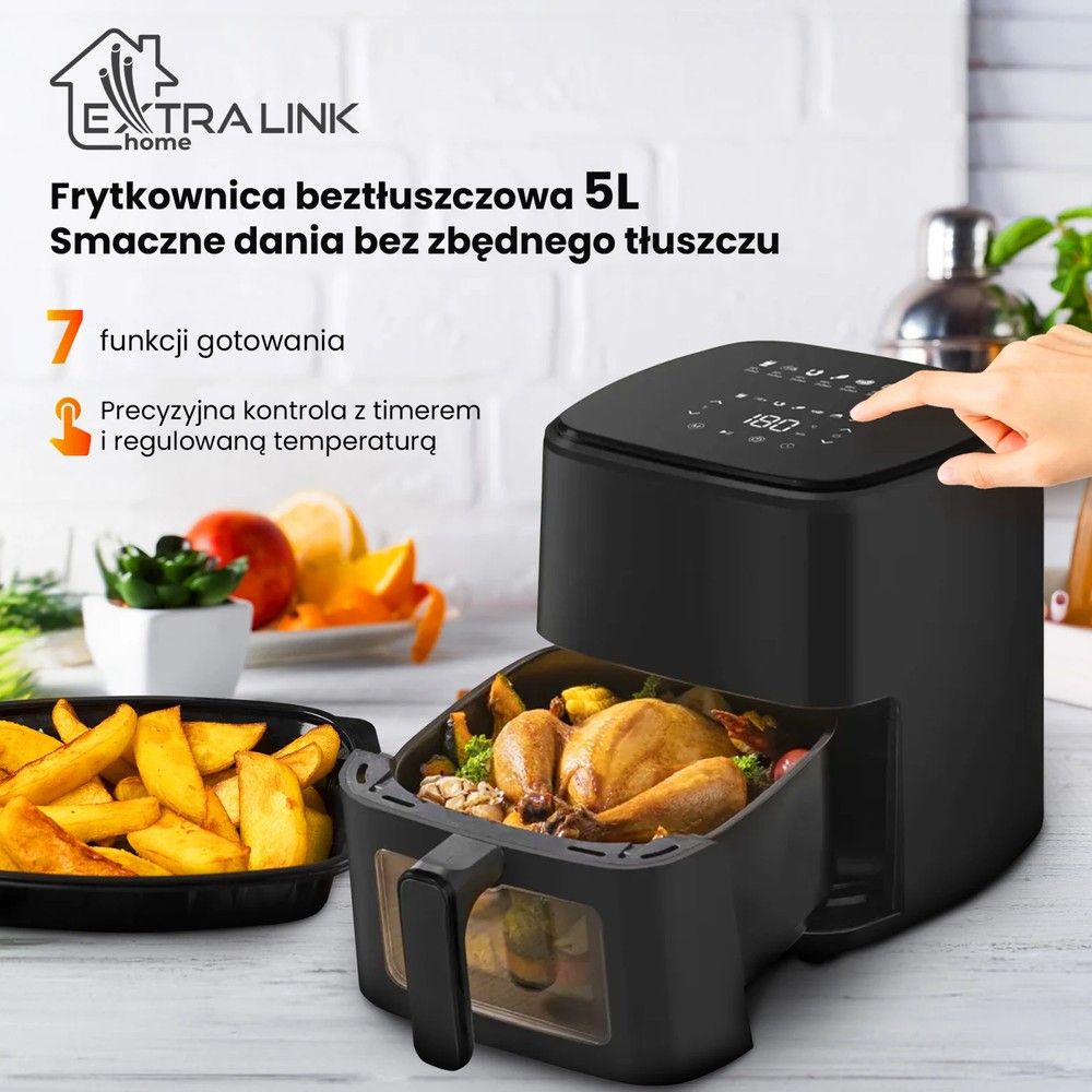 Frytkownica Extralink Home, SJ-500, 5L