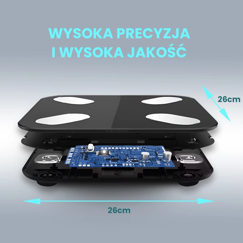 Inteligentna waga łazienkowa, Extralink Smart Life, pro