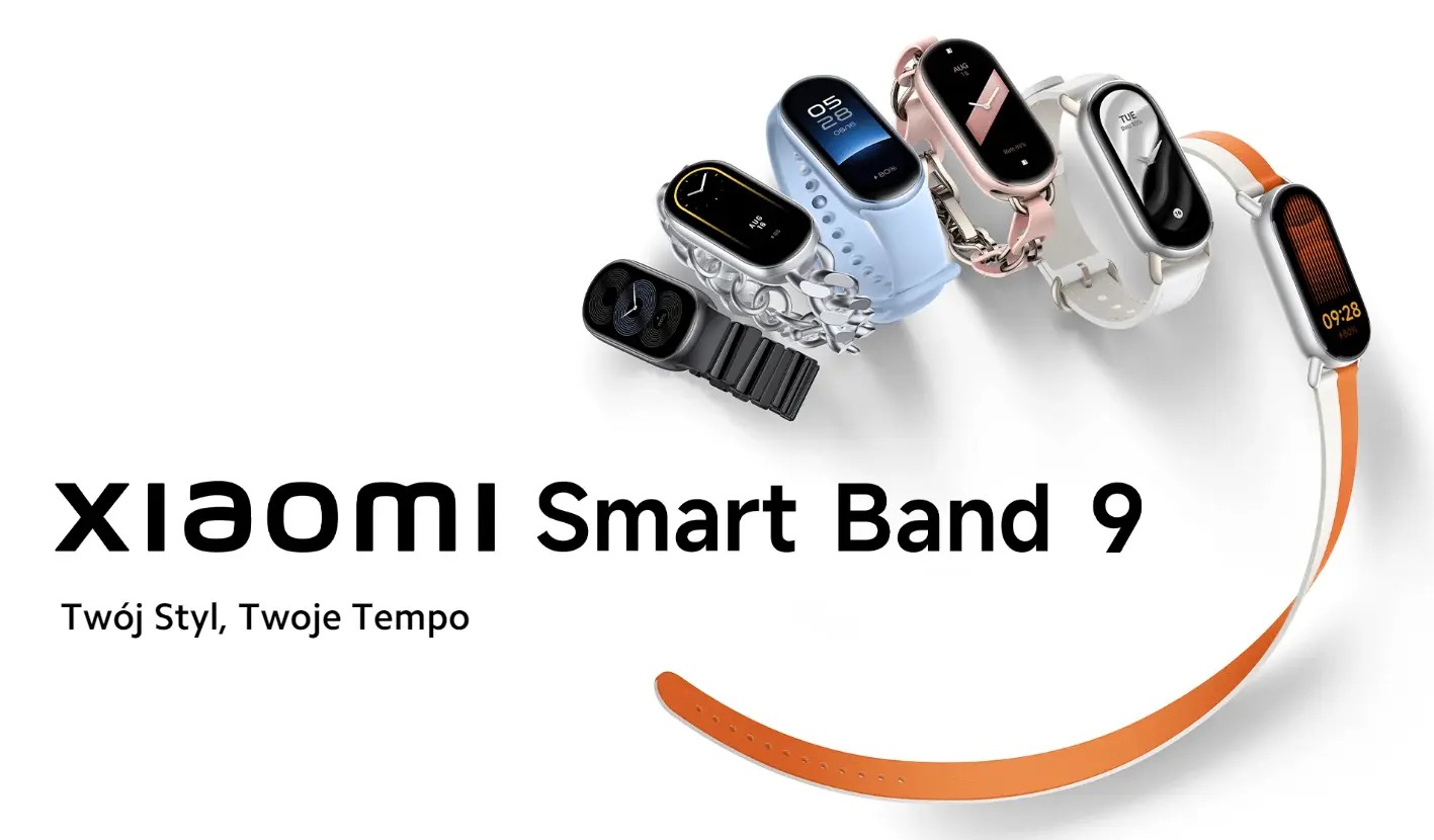 Inteligentna opaska sportowa, Xiaomi Smart Band 9, 1.62