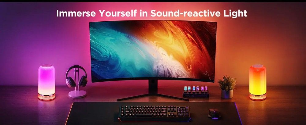 Govee H6022, lampa LED, RGBICWW, Wi-Fi, Bluetooth, 2700k-6500