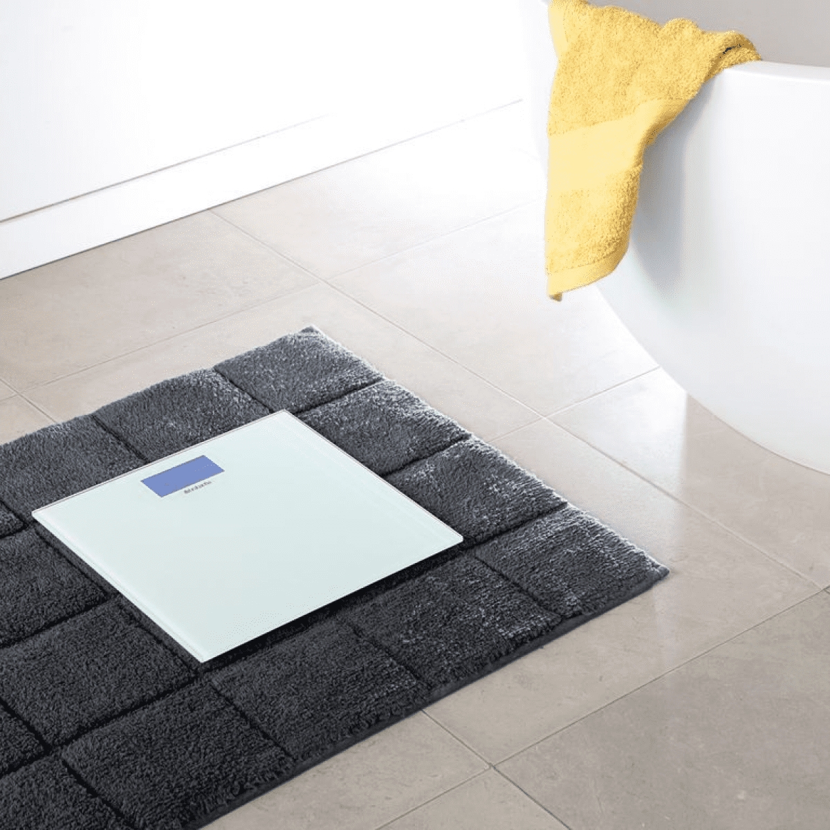 Waga Łazienkowa Białe Szkło BRABANTIA