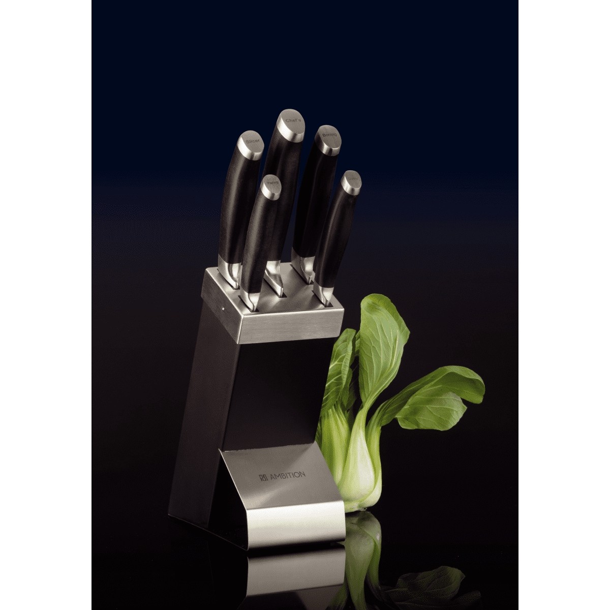 Komplet noży 6el. AMBITION Granite