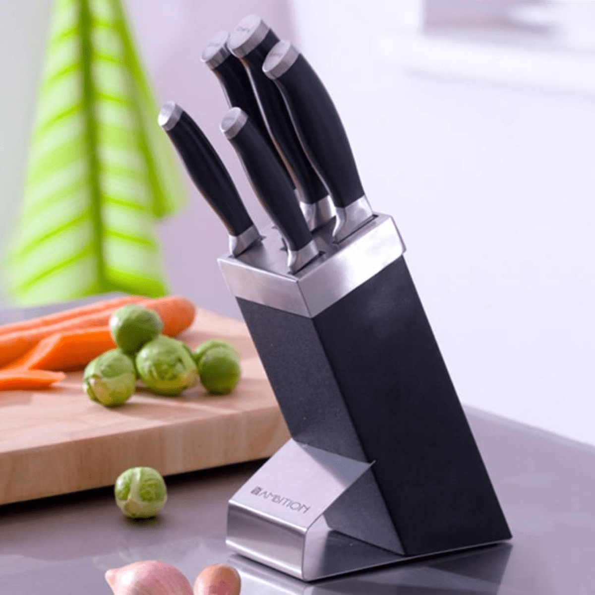 Komplet noży 6el. AMBITION Granite