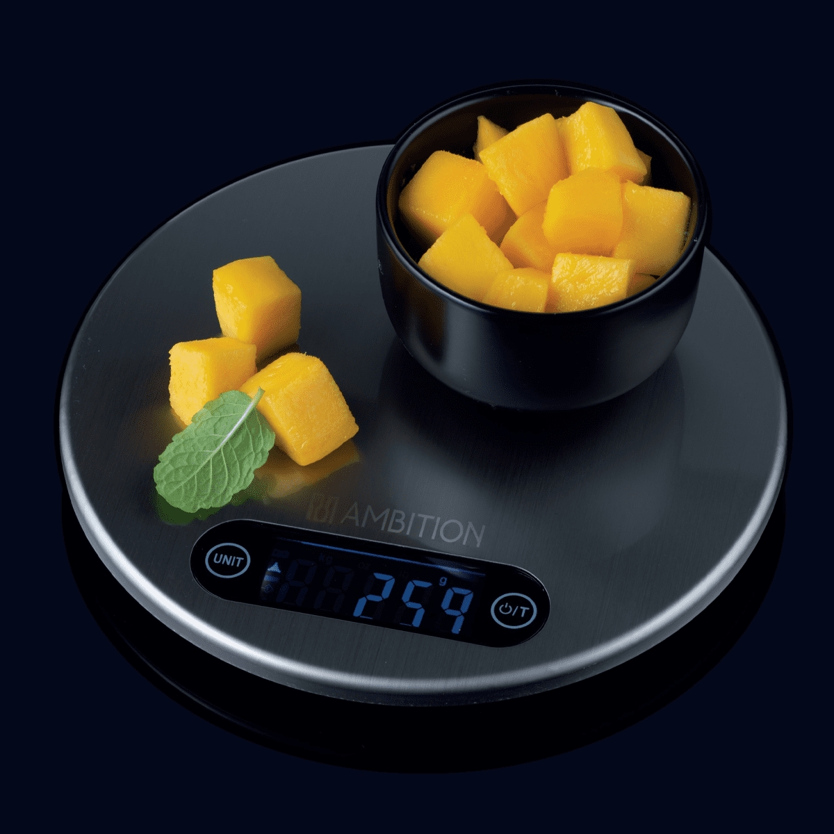 Waga kuchenna okrągła AMBITION STEEL