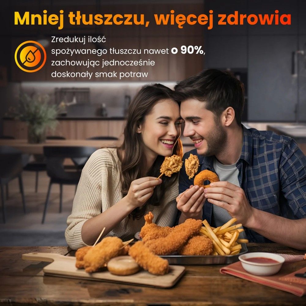 Extralink Home Air Fryer SJ-650B 6.5L EU | Frytkownica |