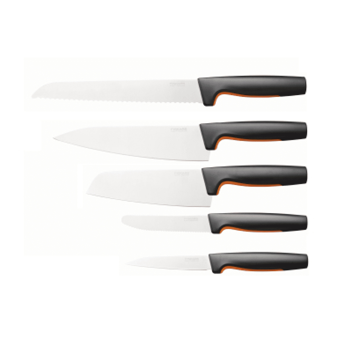 Zestaw 5 noży w bloku FISKARS Functional Form