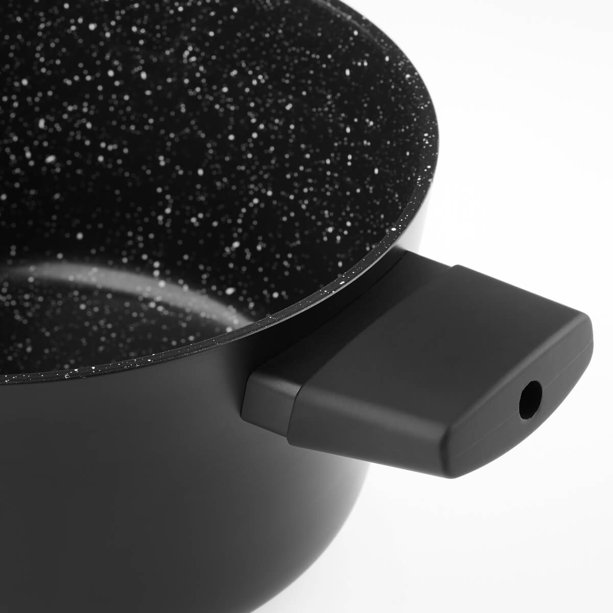 Garnek aluminiowy Gerlach Granitex 24cm Ilag Xera Dur 2 z pokrywką